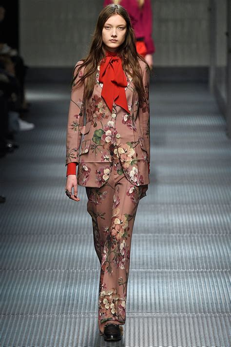 gucci red floral suit|gucci long sleeve lace dress.